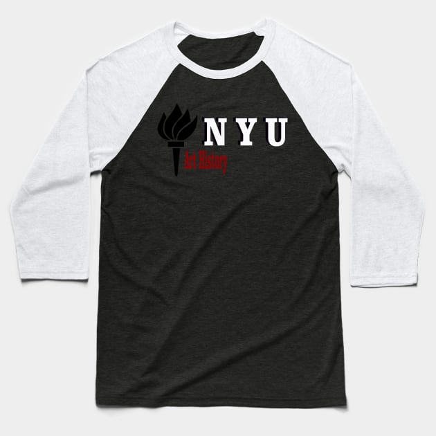 new york university Baseball T-Shirt by AMIN